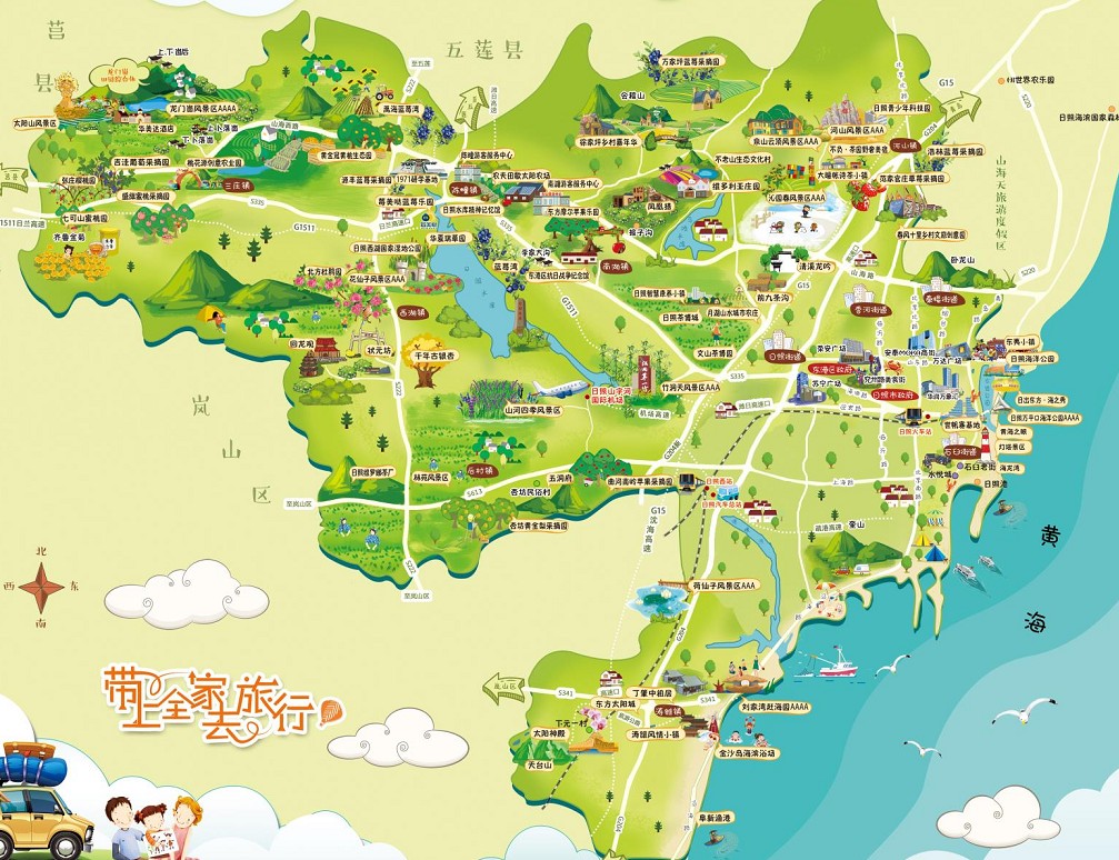 滨江景区使用手绘地图给景区能带来什么好处？